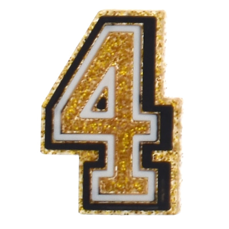 Gold Letters and Numbers