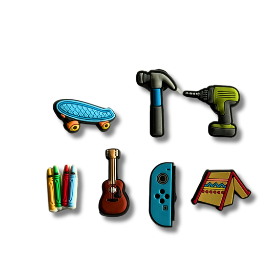 Hobbies & Activities Shoe Charms