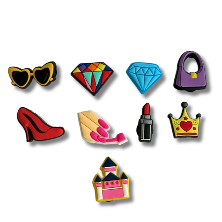 Girls Girls Girls Shoe Charms