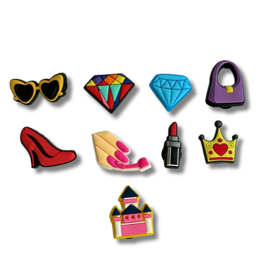 Girls Girls Girls Shoe Charms