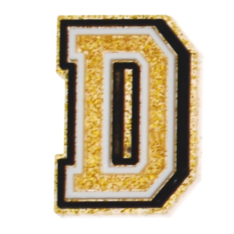 Gold Letters and Numbers
