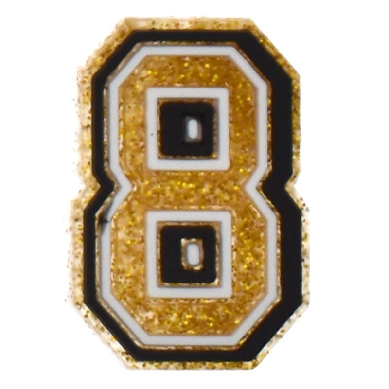 Gold Letters and Numbers