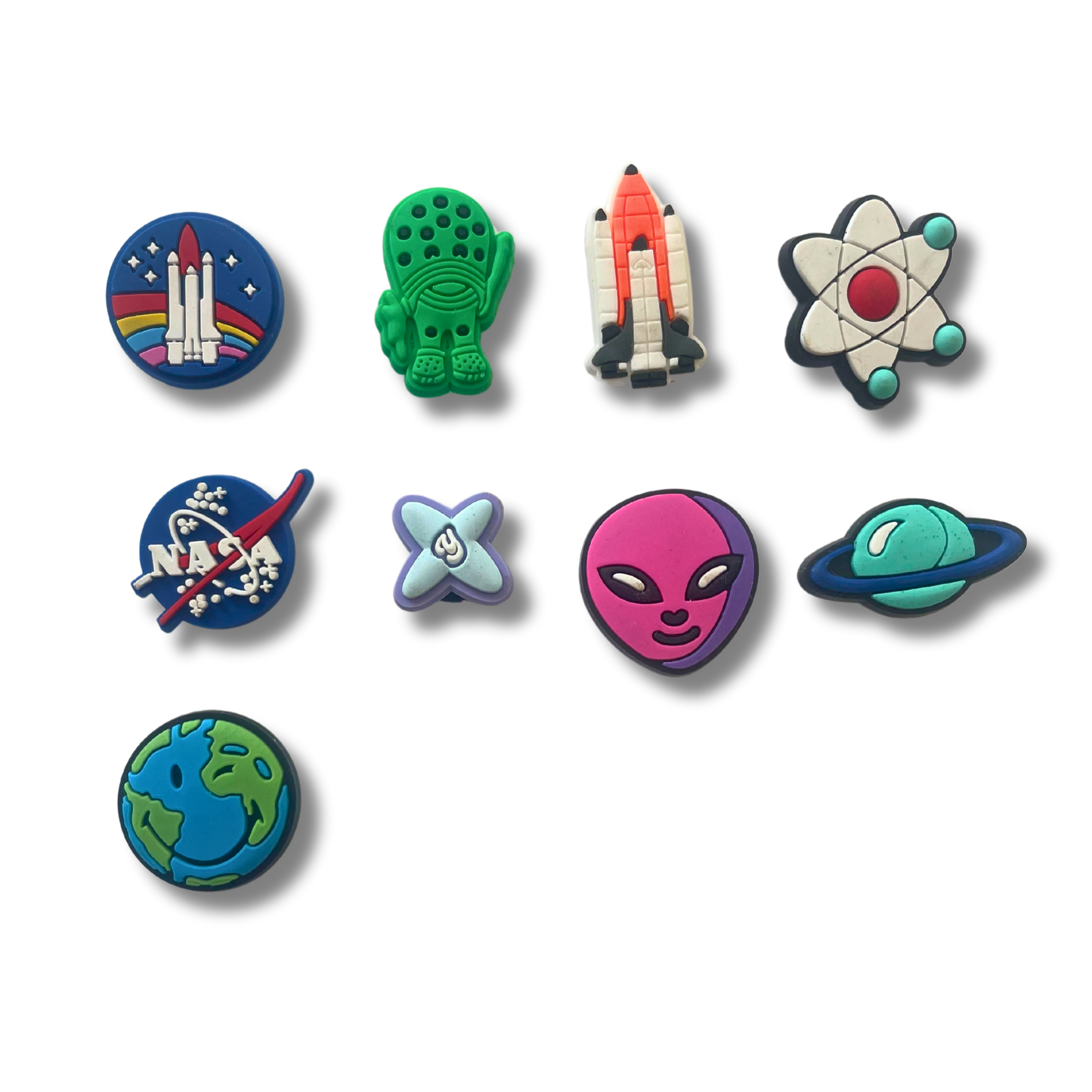 Space Shoe Charms