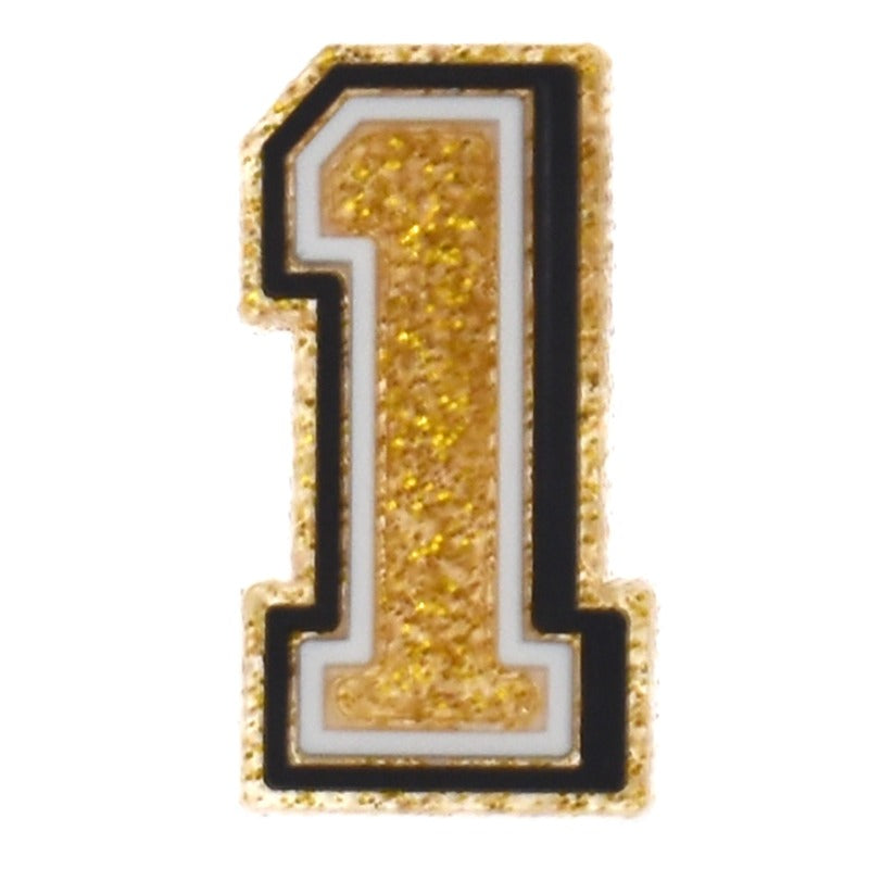 Gold Letters and Numbers