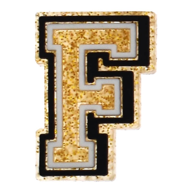 Gold Letters and Numbers