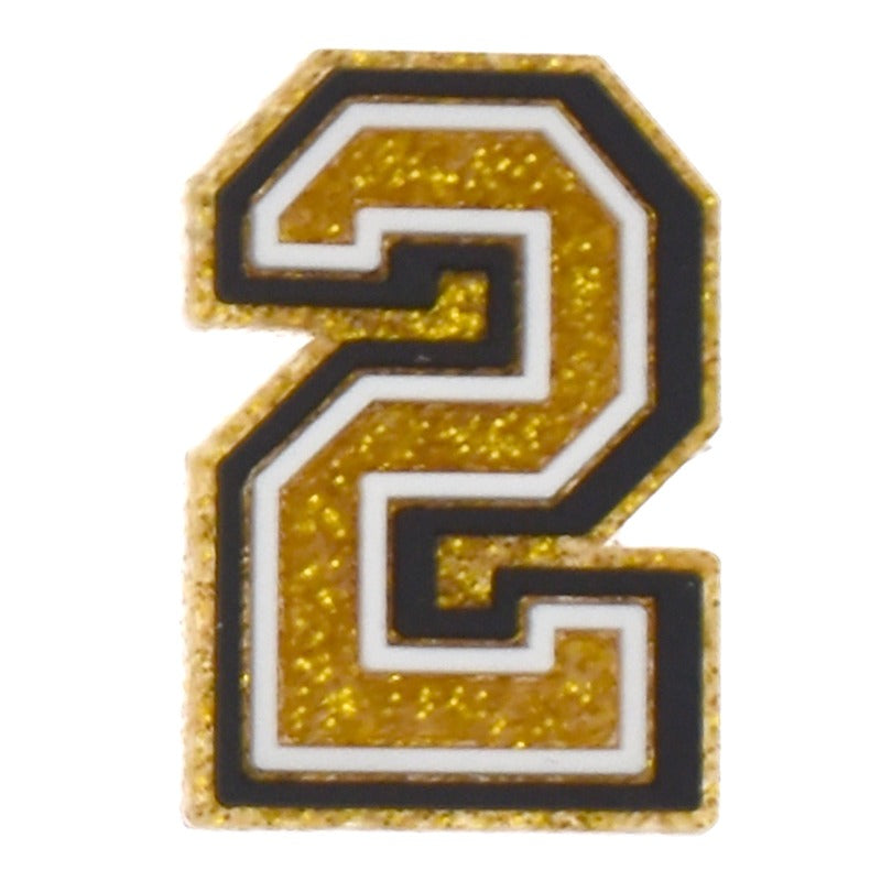 Gold Letters and Numbers
