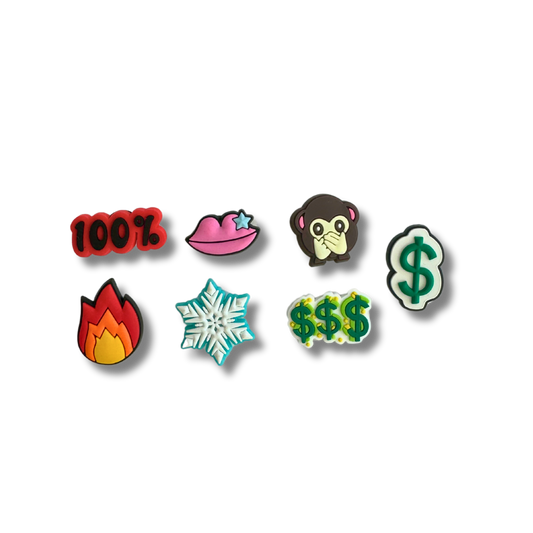 Emoji Fun Shoe Charms