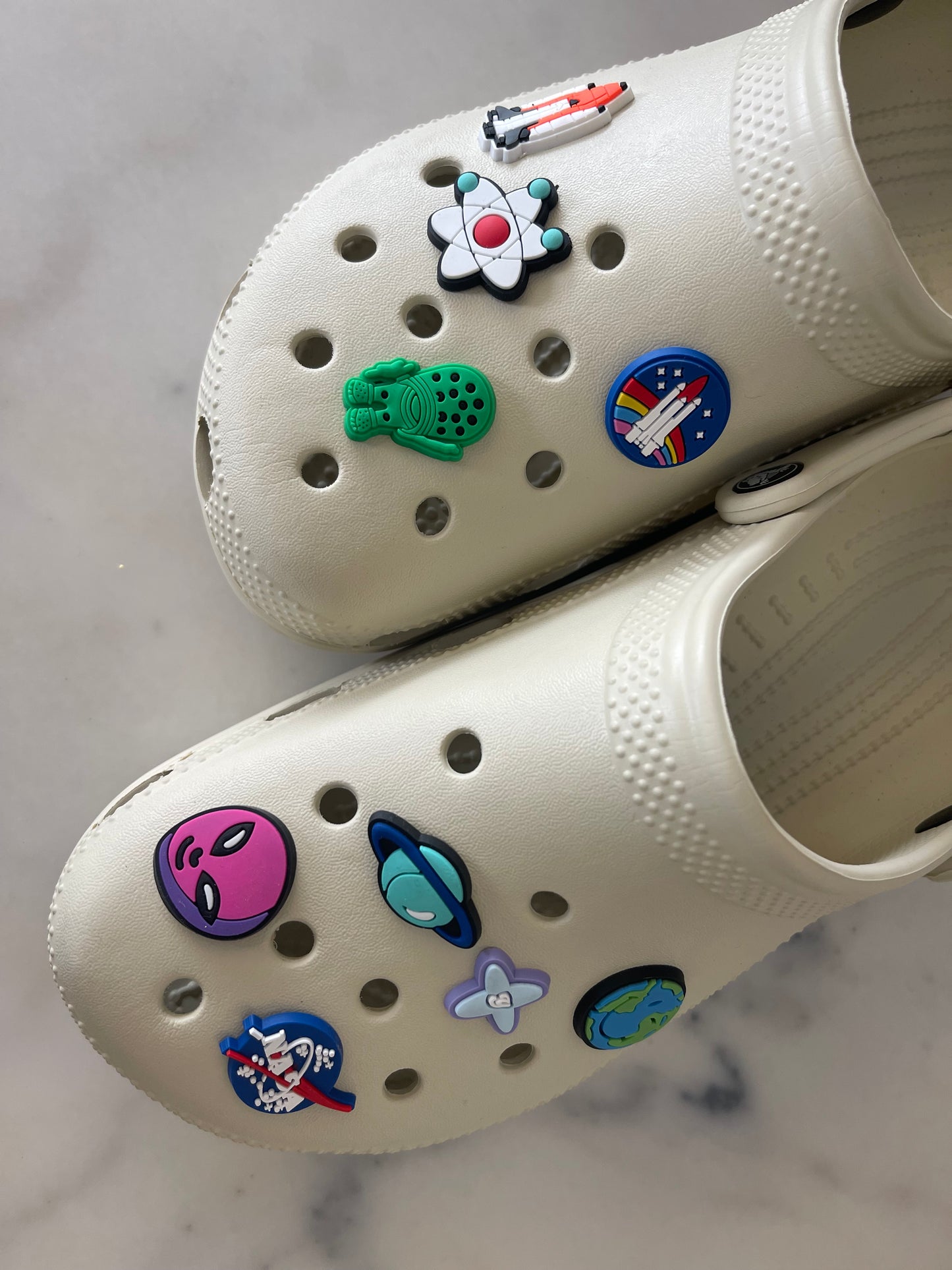 Space Shoe Charms
