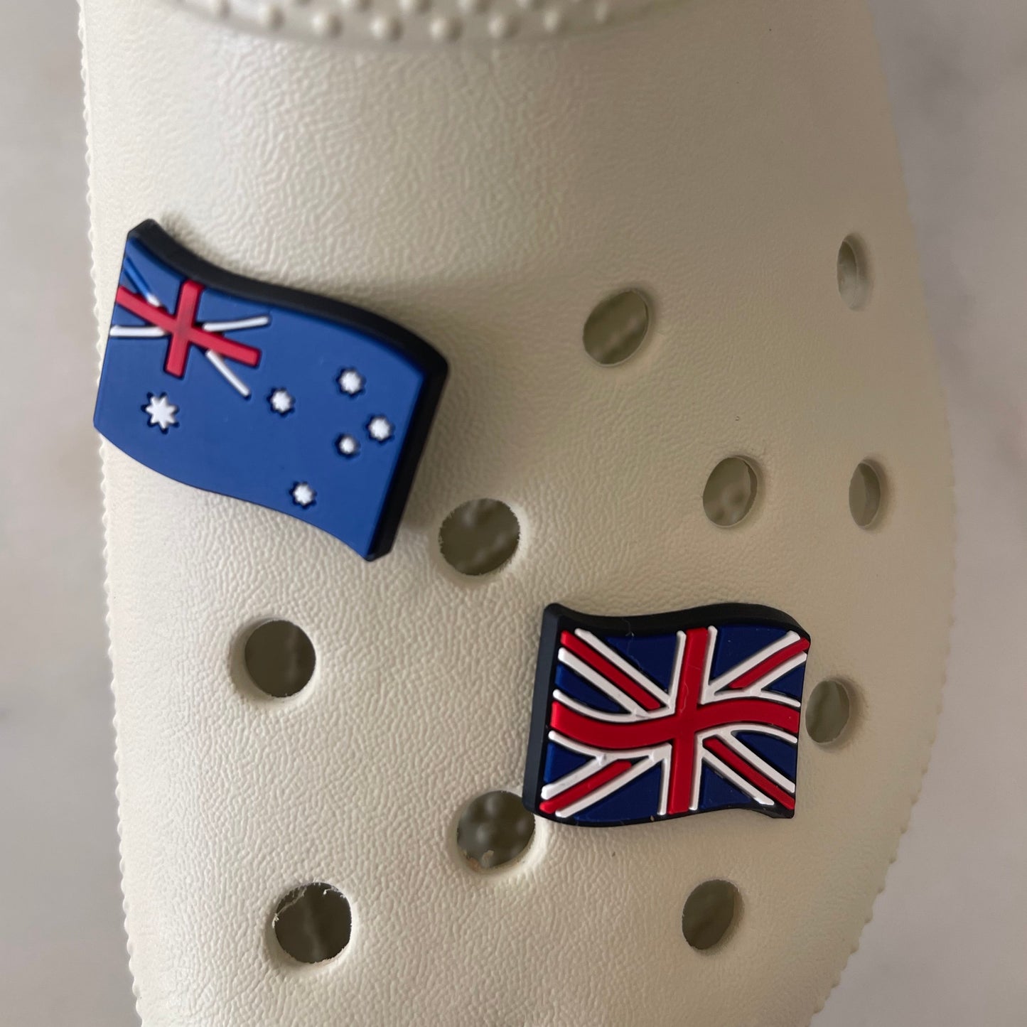 Flag Shoe Charms