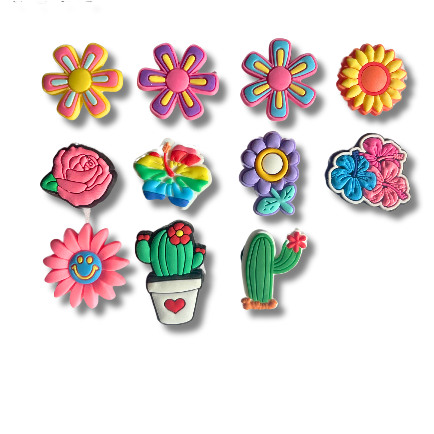 Flowers and Plant Shoe Charms