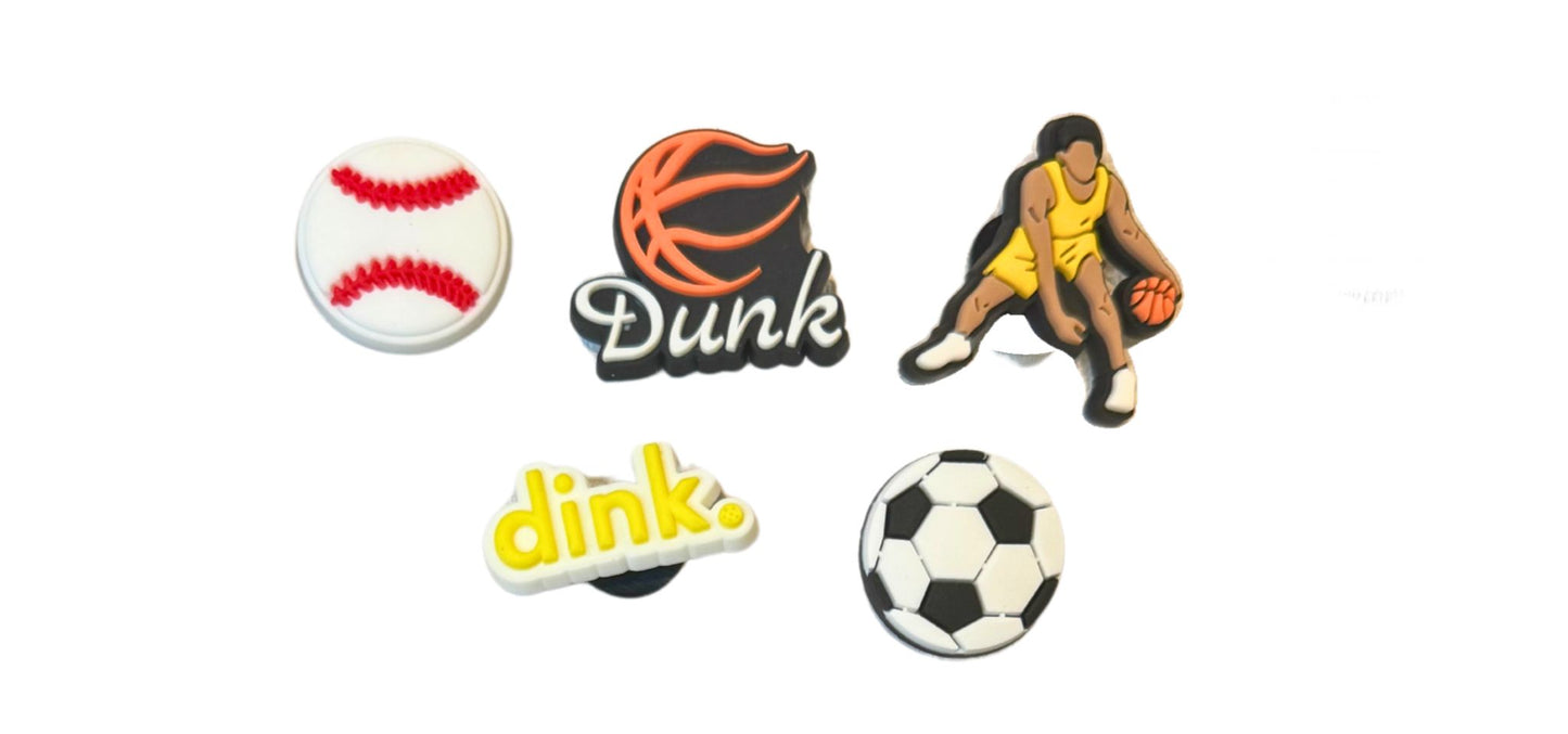 Sport Fan Shoe Charms