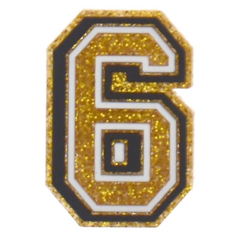 Gold Letters and Numbers