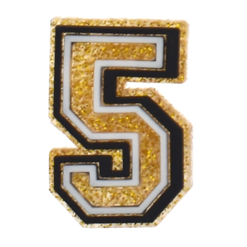 Gold Letters and Numbers