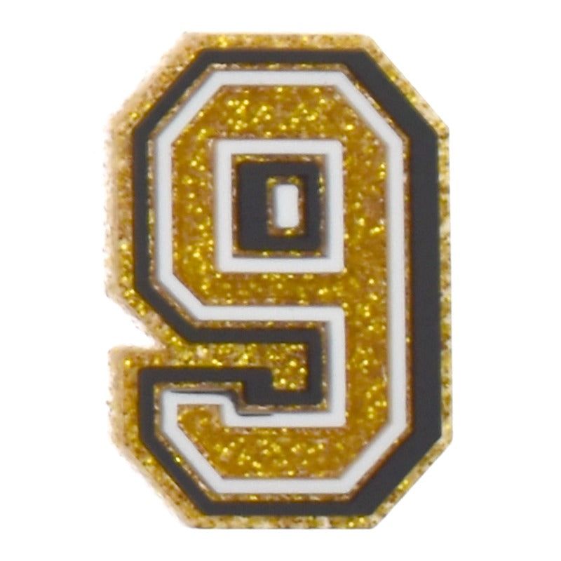 Gold Letters and Numbers