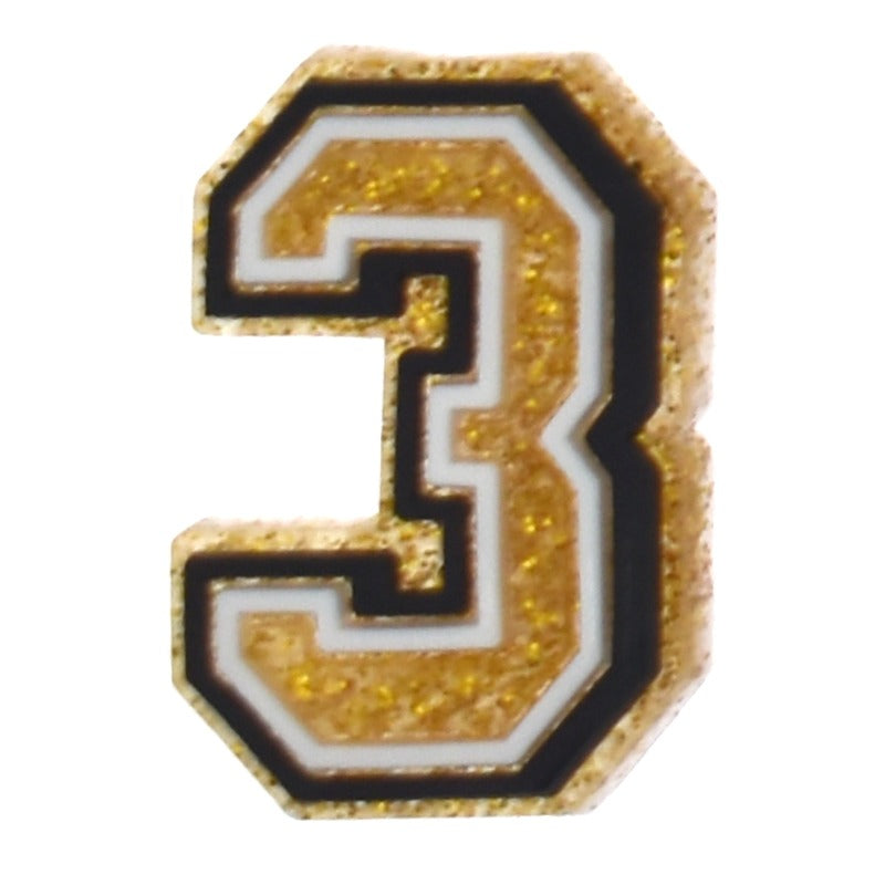 Gold Letters and Numbers