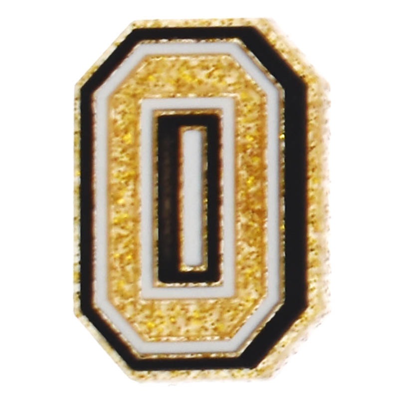 Gold Letters and Numbers