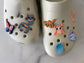 Animals (Peach, Grey, Blue + Butterfly) Shoe Charms